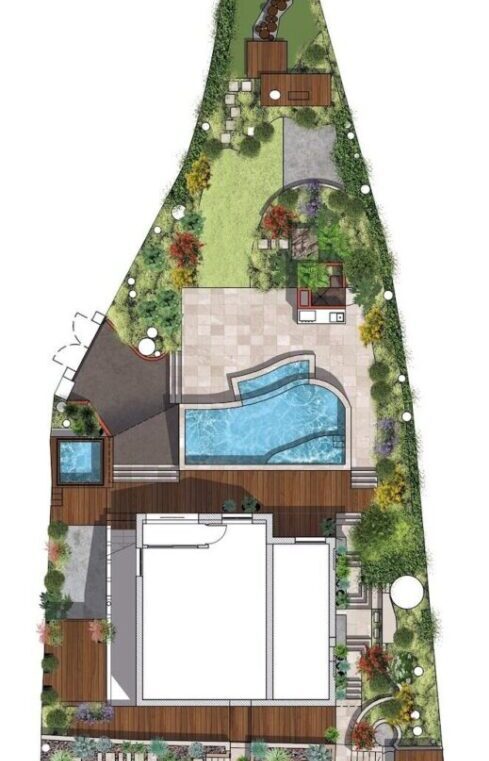 plan 3D architecture paysagere - matthieu ecolivet Alpes Maritimes (06)